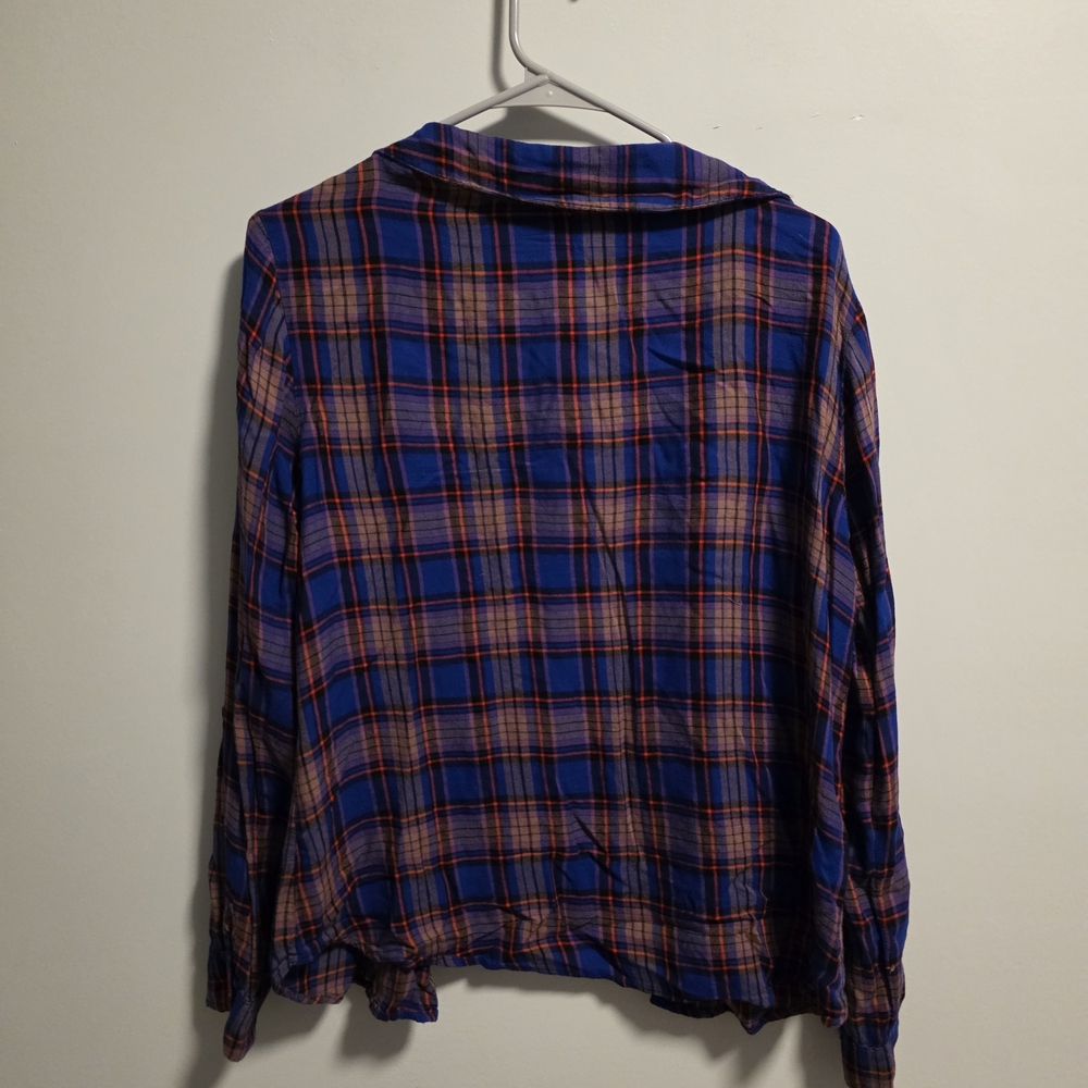 Womens Button Down Flannel Pattern - Picture 3 of 3